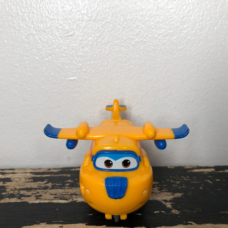 Super Wings Toys Donnie Transform A Bot Transformer Avión Vehículo Coleccionable 2" Foto 4 de 4