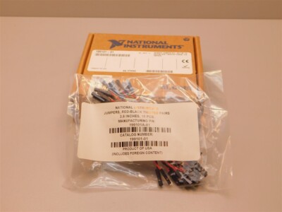 National Instruments 199101-01 3.5'' Red/Black Twisted Pair Header Jumper Kit
