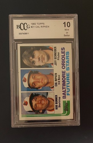 1982 Topps Cal Ripken BCCG 10 1982 Topps Set 1 - 792 Lee Smith RC Nolan Ryan
