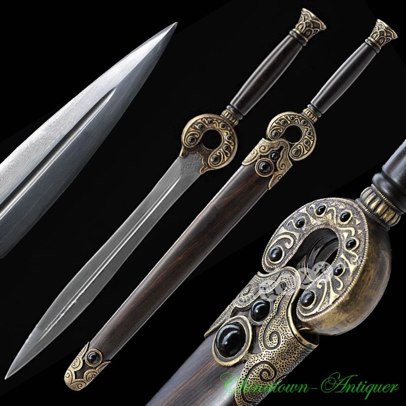 Fighter of The Destiny Wugou Sword Pattern Steel Blade Sharp Combat Ready  #3103 | eBay