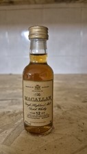 1X Whisky Macallan 12 years 5cl 43% mignon anni 70