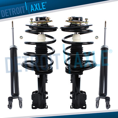Front Struts Assembly Rear Shock Absorbers for 2002 - 2006 Nissan Altima 2.5L