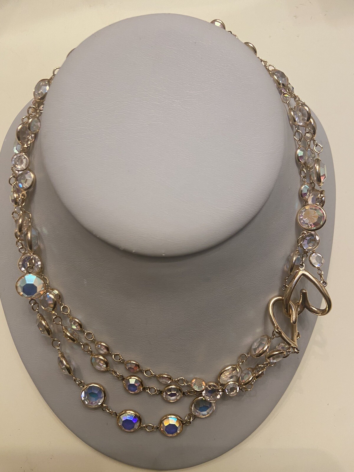 6234 Vintage Swarovski Kristallen Halsketten 36cm main image 0