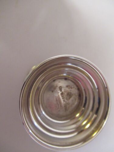 NAYLER BROTHERS & SONS Silver Metal Toothpick Holder Urn Cup 2.5" England - Picture 7 of 9