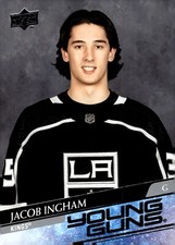 Jacob Ingham - 2020-21 Upper Deck Extended Series Young Guns Rookie Card #706