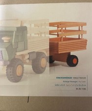 Uniwood 11306 Anhänger Heuwagen Holzspielzeu...
