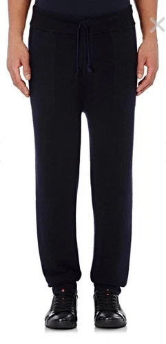 $1,700 Ralph Lauren Purple Label 100% Cashmere Sweatpants Large, Made in Italy