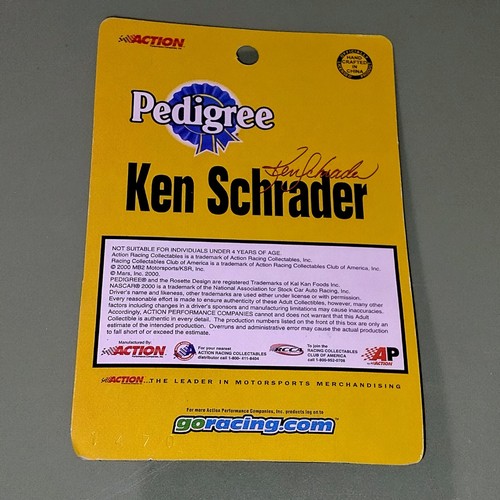 Ken Schrader 2000 Pedigree 1/64 #36 Yellow Action NASCAR Racing Car - Picture 2 of 5