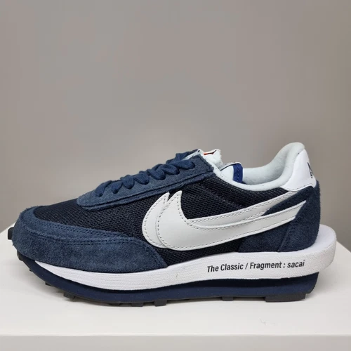 NIKE LDWAFFLE x SACAI FRAGMENT "BLUE VOID" HERREN SNEAKER (DH2684 400)