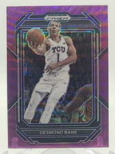 2023-24 Prizm Draft Picks Purple Wave #90 Desmond Bane - TCU Horned Frogs