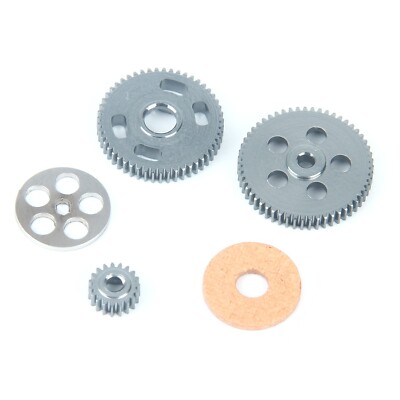 LCX Aluminum 0.3 Mod Transmission Gear Set Upgrades Parts for Axial SCX24 AX24