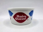 VINTAGE Dairy Queen Milk Glass Sundae Bowl • 1950s/60s MCM White Glass • Rare DQ