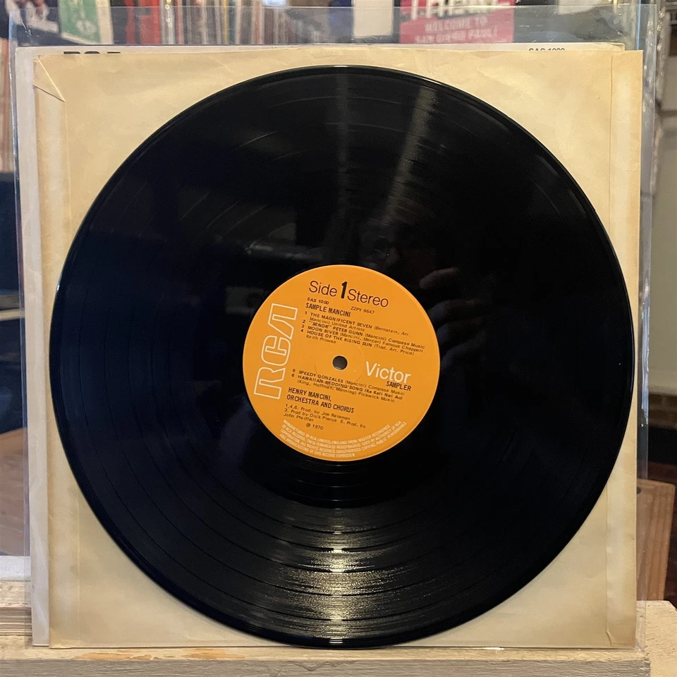 [JAZZ/POP]~EXC LP~HENRY MANCINI~Sample Mancini~[1970~RCA~Issue]~UK Import~ - Image 3 of 4