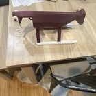 Aarikka Vintage Maroon & White Wooden Toy Airplane, Ages 4-7 & 8-11 — photo 2