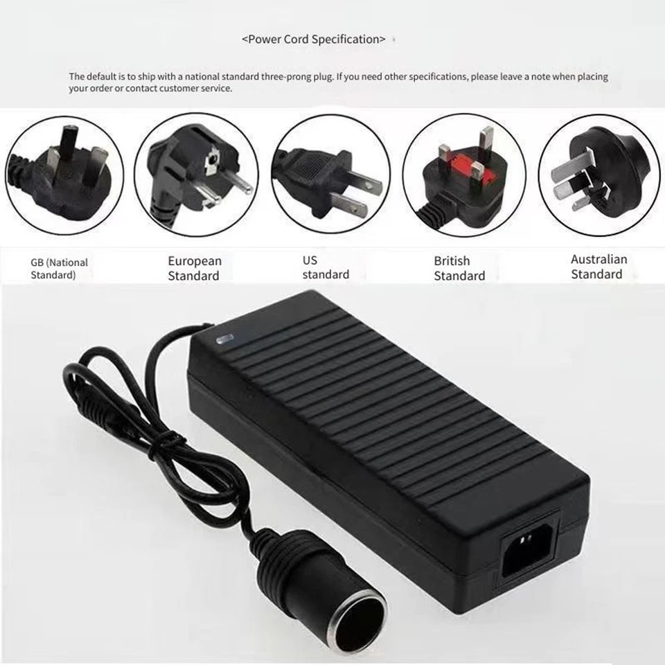 220V to 12V Power Inverter 120W 10A DC to AC Car Adapter Converter - Image 3 of 4