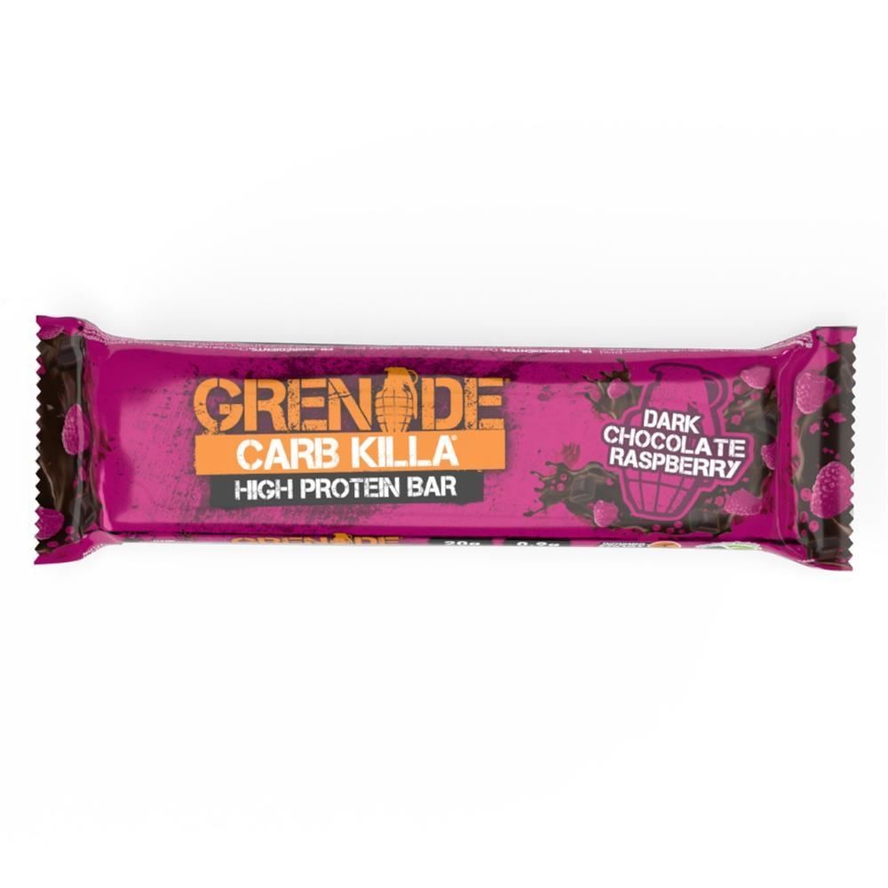 Grenade Carb Killa High Protein Bar Dark Chocolate Raspberry 60G (12 X 60G) - Image 2