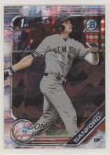 2019 Bowman Chrome Draft Sapphire Edition Jake Sanford #BDC-82 0c1h