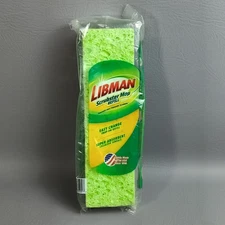 Libman Scrubster Mop Refill #3105 Sponge Mop Head Replacement Absorbent