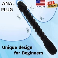 Thrusting Anal Butt Plug Vibrator Prostate Massager Adult Sex Toys for Men Women