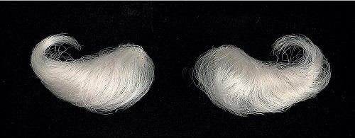 Santa Claus Eyebrows Mens Father Christmas Natural White Facial Hair