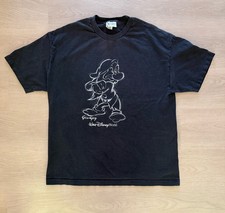Vintage Grumpy T Shirt XL Disney World Snow White Seven Dwarfs Black