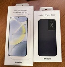 Samsung S-View Wallet Case For Galaxy S 24 PLUS Black