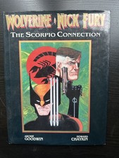 Marvel Wolverine Nick Fury Scorpio Connection Hardcover Graphic Novel 1989