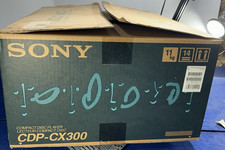 Sony CDP-CX300 300 Disc CD Changer With Remote in Box - As-Is, Powers on