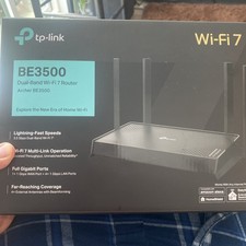TP-Link Archer BE3500 BE3500 Dual-Band WiFi 7 Router 3.5Gbps NOB