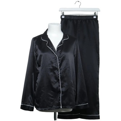 Ladies lounge, Pyjama, Größe: S, Polyester, Schwarz, Einfarbig, Satin #KKX