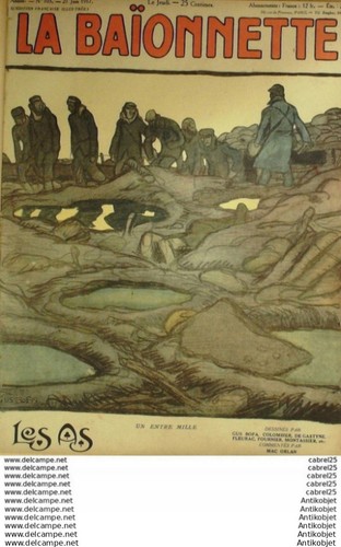 La Baionnette 1917 # 104 (Croix Rouge) Fabiano Pallier Gastyne Rallic Colombie - Imagen 1 de 7