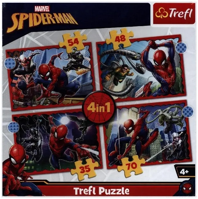 Trefl 4 In 1 Puzzle - Spiderman (Kinderpuzzle) - Bild 7