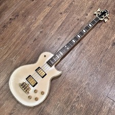 Greco Lgb-90 Lp Custom Bass Pearl White 2002 Les Paul Electric Safe delivery fro