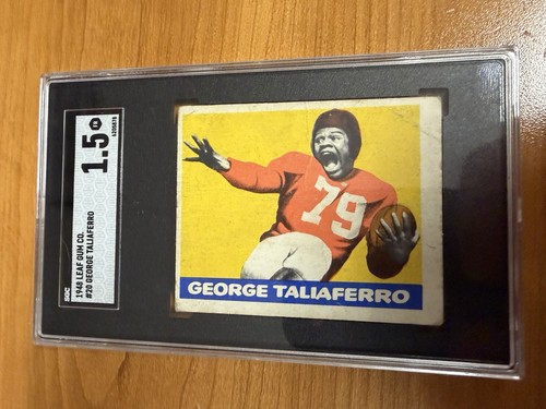 George Taliaferro #20 1948 Leaf card