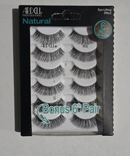 Ardell Natural Eyelash, 105 Black, 6 Pairs