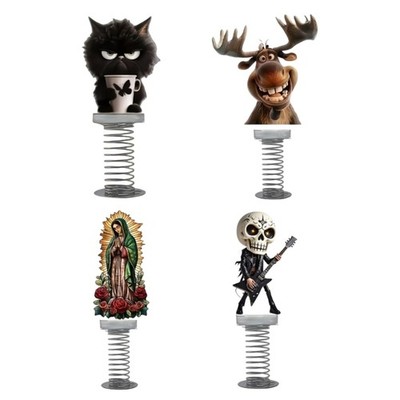 Animated Cats Dashboard Decoration with Touch Activated Swing Motion for Travel