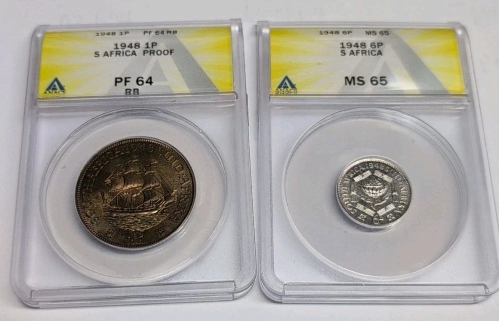 MS 65 Graded 1948 Year African Coins for sale | eBay