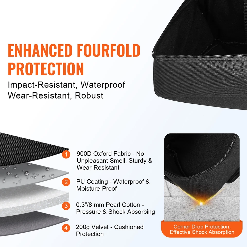 Estuche para Telescopio 41" Multiusos Bolsa de Almacenamiento para Telescopio Amortiguante Foto 2 de 4