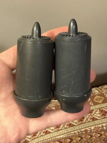 Vintage 1983 Hasbro GI Joe Skystriker Set of 2 Black Engines ARAH Part thruster