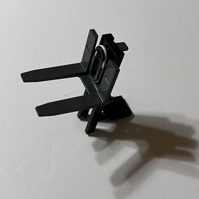 LEGO Forklift Assembly with White Rubber Band - Dark Bluish Gray 4517 / 4518a