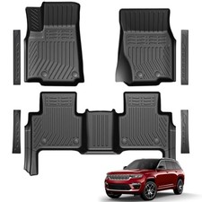 Floor Mats for 2022-2026 Jeep Grand Cherokee TPE All Weather