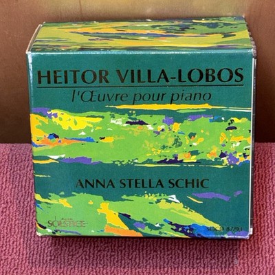HEITOR VILLA-LOBOS L'OEUVRE POUR PIANO ANNA STELLA SCHIC SOLSTICE 7 CDS