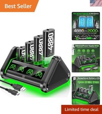 Rechargeable Battery Pack for Xbox Series X S - 4 x 4880mWh with Charger Station