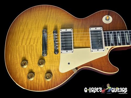 2025 GIBSON LES PAUL 1959 HISTORIC 59 CUSTOM SHOP VOS ~ SLOW ICED TEA FADE