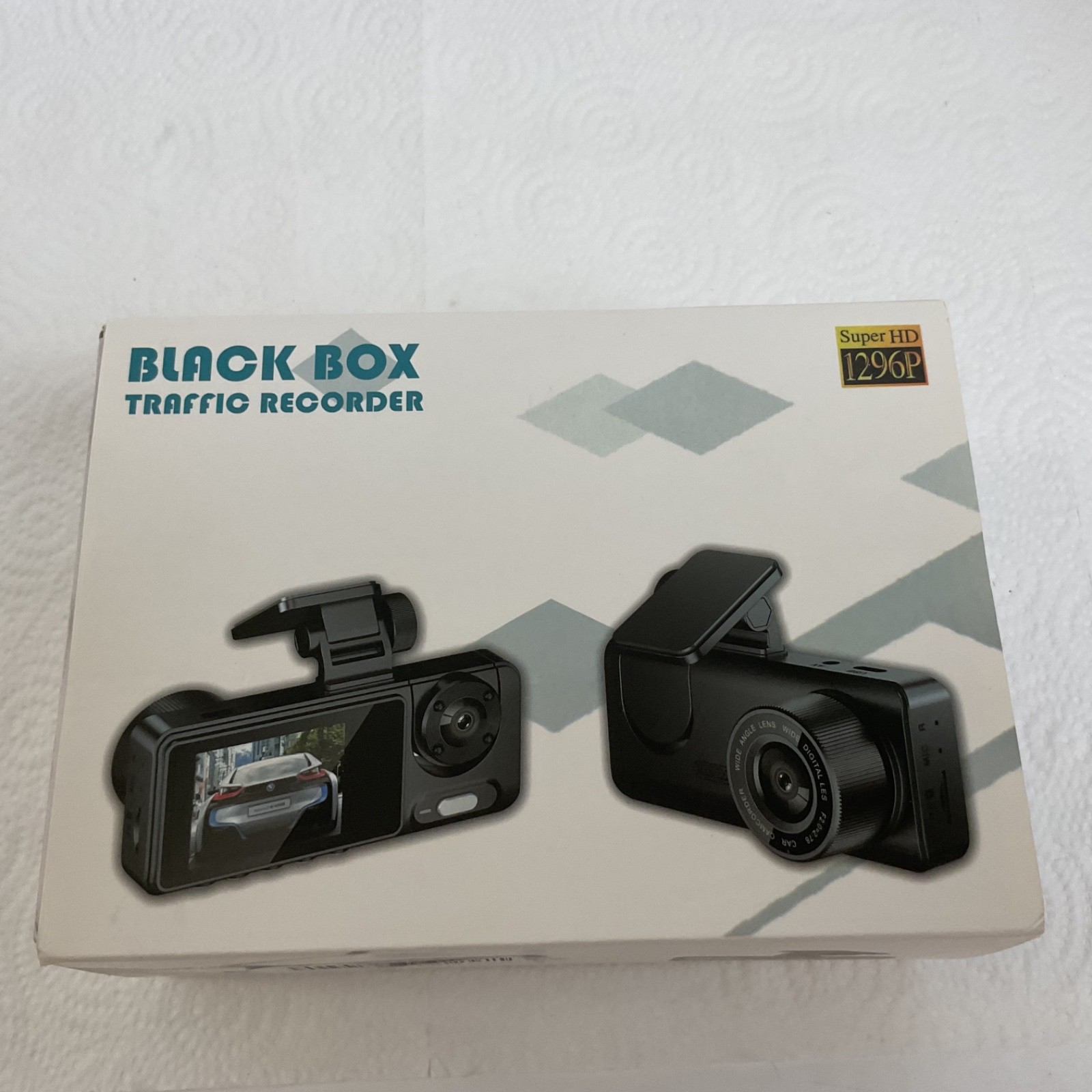 Black box traffic recorder dash cam - hd front and rear/inward full 1080p camera