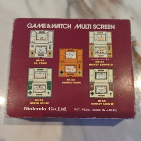 Nintendo Game & Watch Multi Screen Mario Bros. MW-56 1983 -Working (AU-stock)