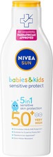 NIVEA SUN Kids Protect & Sensitive Sun Lotion (200Ml) Sunscreen with SPF 50+, Ki 57.00 per litre