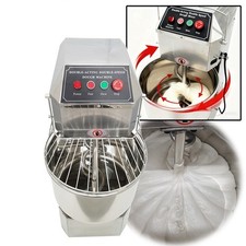 27 14 35in 30L Full Stainless Steel Double Action Double Speed Dough Mixer 110V