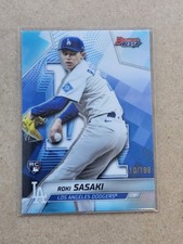 2025 Bowman's Best Roki Sasaki RC Aqua Refractor Rookie #/199 Dodgers