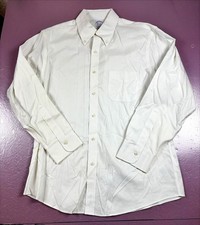 Brooks Brothers Regent Fit Non-Iron Supima Cotton Shirt White Mens L Stretch